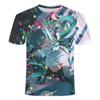 Summer 2025 T-shirt Anime Chuyin Series Future Short Sleeve Top 3D Printing Round Neck Children's Fashion for Children