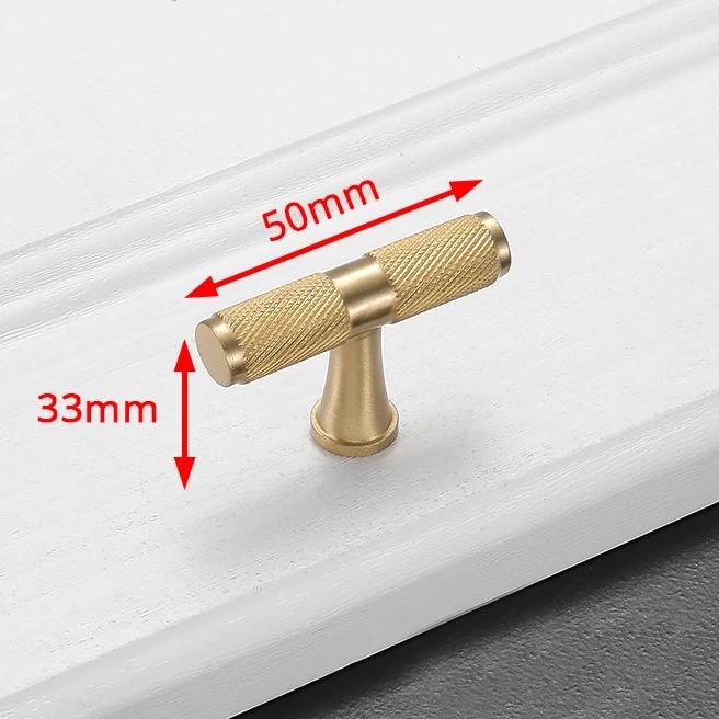 Brass Cabinet Handles Luxury Gold Furniture Copper Drawer Knobs Cupboard  Wardrobe Door Pulls Hardware