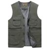 Woodpecker Men's Warm Fleece Lined Vest - Thickened Cotton Sleeveless Jacket for Autumn and Winter