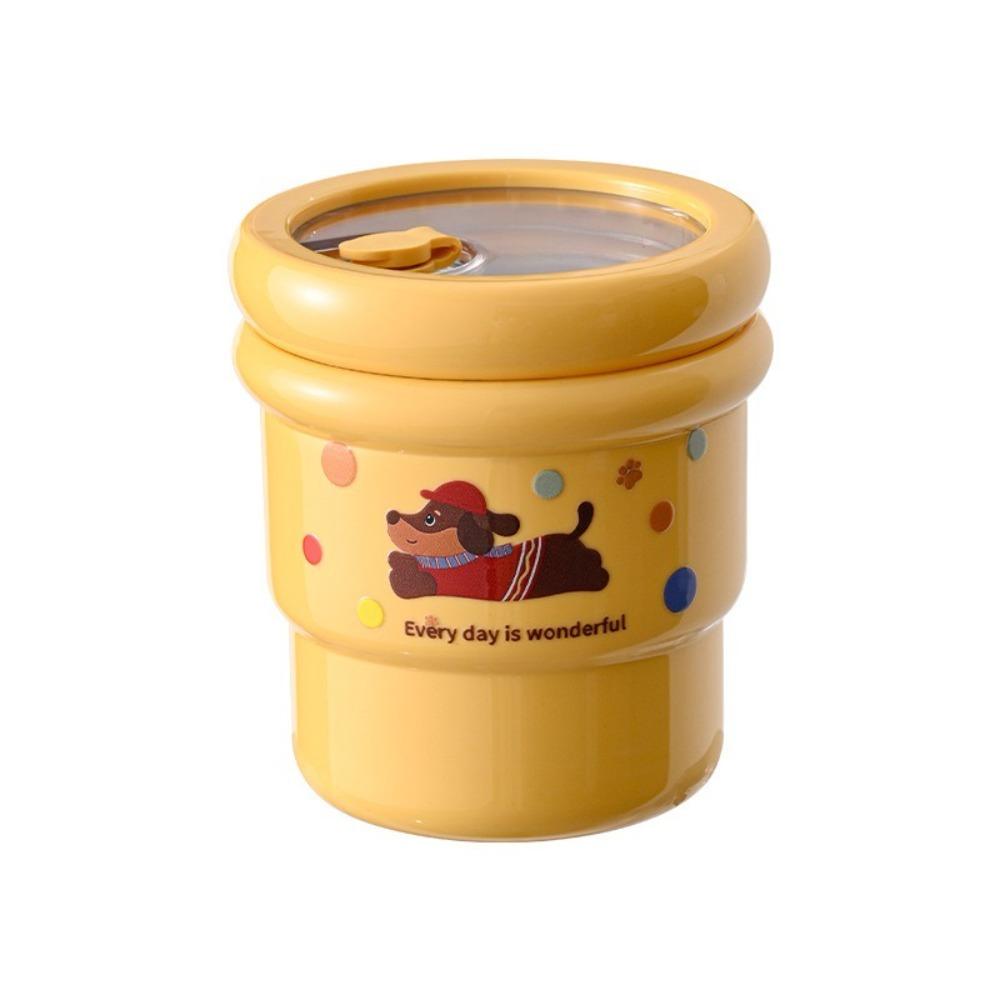 Cartoon Stainless Steel Mug Insulated Leakproof Drinking Cup Stylish Tea Cup  Gym