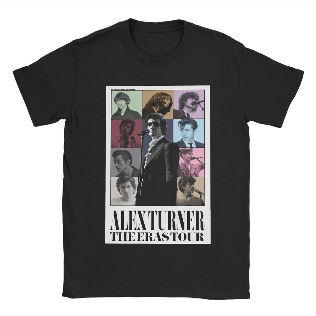 Funny Alex Turner Arctic Monkeys Rock Band  T-Shirts Men Crew Neck Pure Cotton T Shirt  Short Sleeve Tees New Arrival Tops