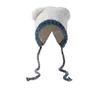Cartoon cashmere hat, women's autumn and winter thermal straps, knitted ear protector