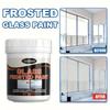 100g Frosted Glass Window Film - Privacy Window Decor, Non-Adhesive Surface, Easy Brush Application, Semi-Transparent Effect