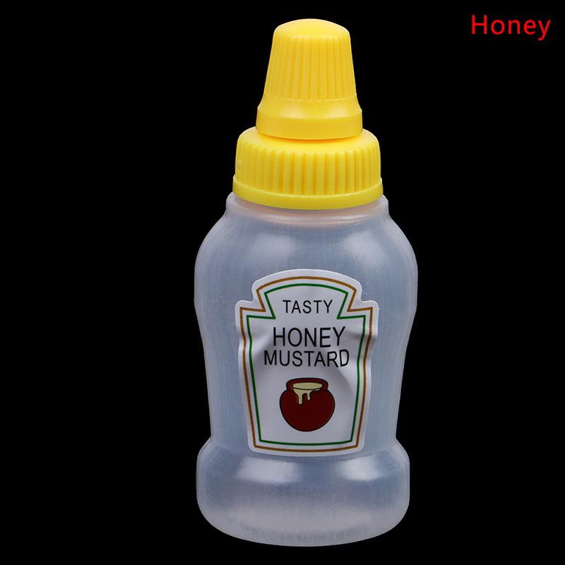 

1Pc Mini Seasoning Sauce Bottle Portable Tomato Ketchup Bottle Salad Dressing Container For Bento Lunch Box Kitchen Jars