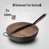 Hand-Forged Cast Iron Non-Stick Wok for Gas & Induction Stoves, Medium-High, No Coating