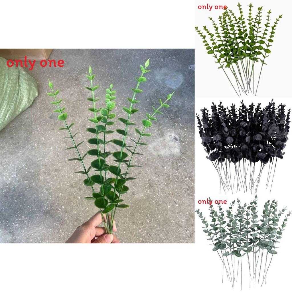Eucalyptus Spp Branch Artificial Plant With Injection Molding For Holiday Home Decor