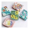 Kutani Ware Chopstick Rests - Hand-Painted Japanese Porcelain with Pouch - Elegant Tableware for Gifts and Home Decor