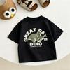 Kids Summer Clothes Short-sleeved Tops Cartoon Printed TShirt Cotton Wear Loose Casual Sports TShirt Thin All-match Pullovers