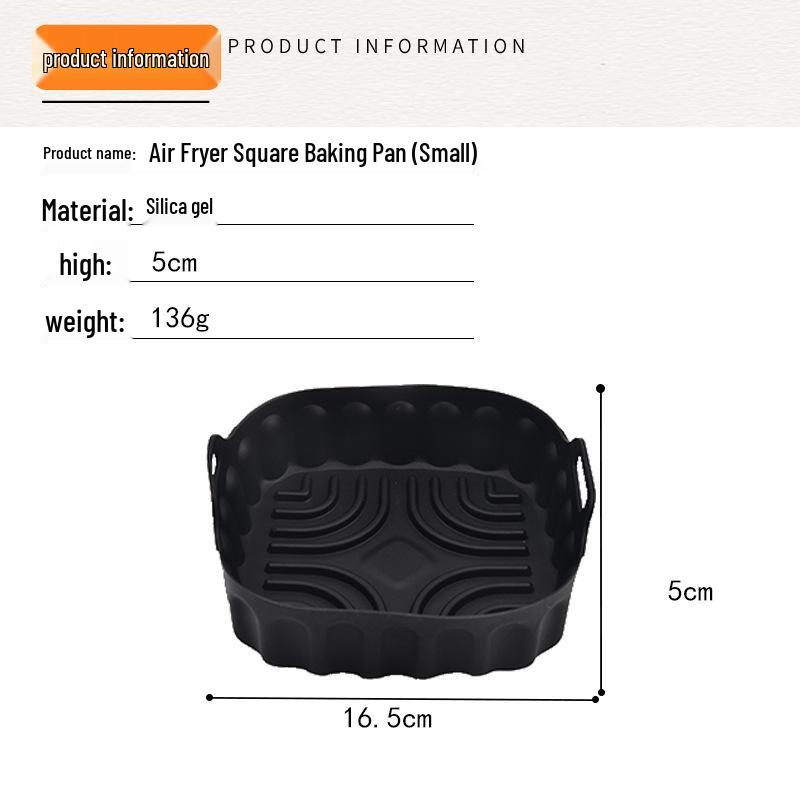 Silicone Air Fryer Baking Mat and Cake Tray