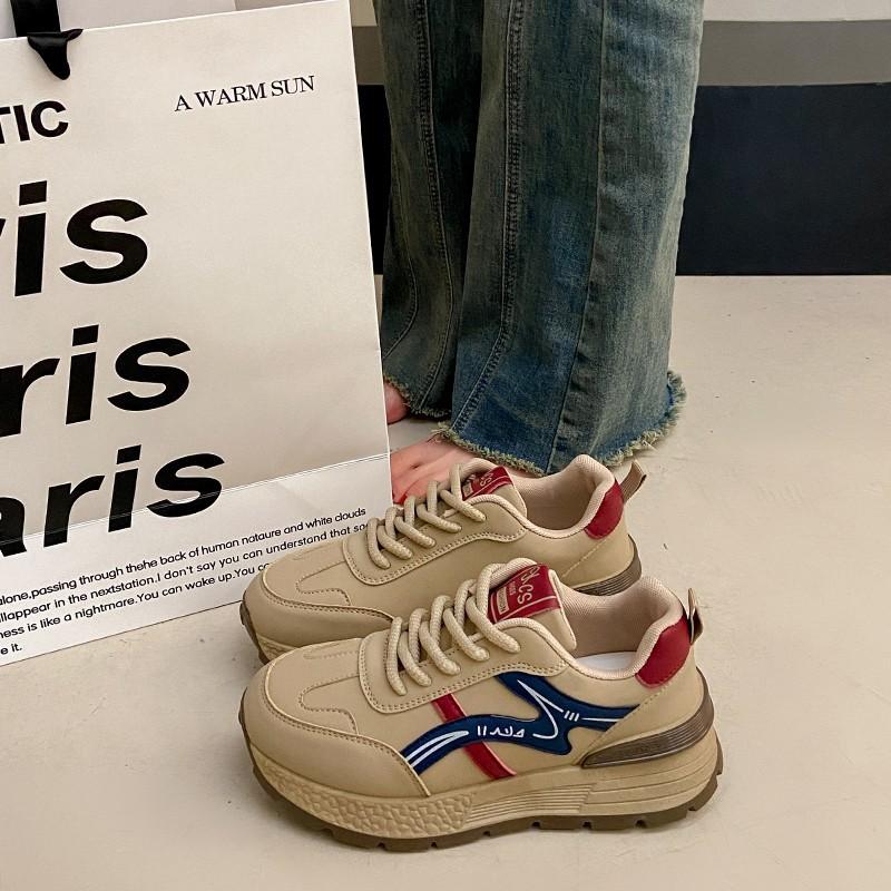 Forrest Gump женская обувь спортивная обувь 2025 весна повседневная маленькие белые туфли женские белые туфли для серфинга толстая подошва немецкая тренировочная мягкая подошва 35 синий