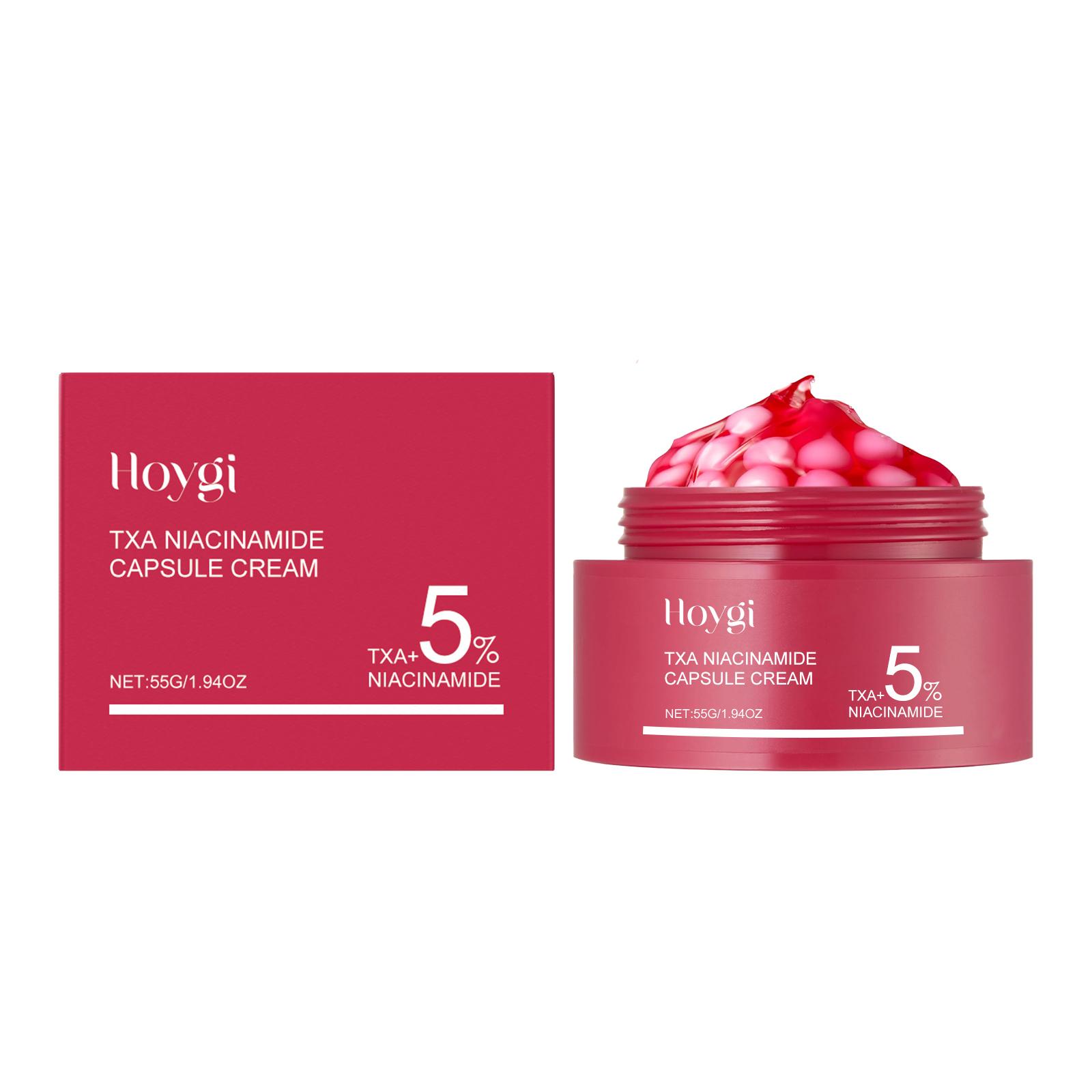 55G Увлажняющий крем для лица 5% Ниацинамид Витамин С Золотой пептид Заполняющий крем Легкое сияние Увлажнение Капсульный крем с коллагеном Уход 55g