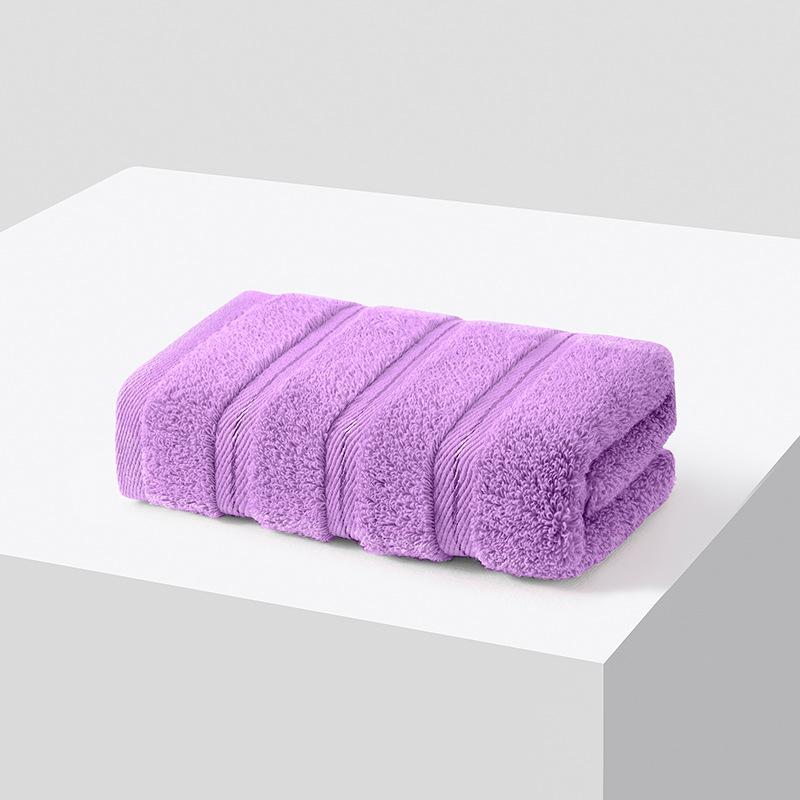 Vícebarevné ručníky z čisté bavlny, domácí hladké bavlněné ručníky na obličej lze vyšívat