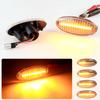 2 Stück Für Nissan X-trail Qashqai Cube Juke Leaf Evalia Note Renault Smart FORFOUR Kristall LED Blinker Seitenmarkierungslicht