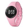 E-vibra Toilet Training Wristwatch Waterproof Silent Vibration Alarm Rechargeable Lock Screen Pink