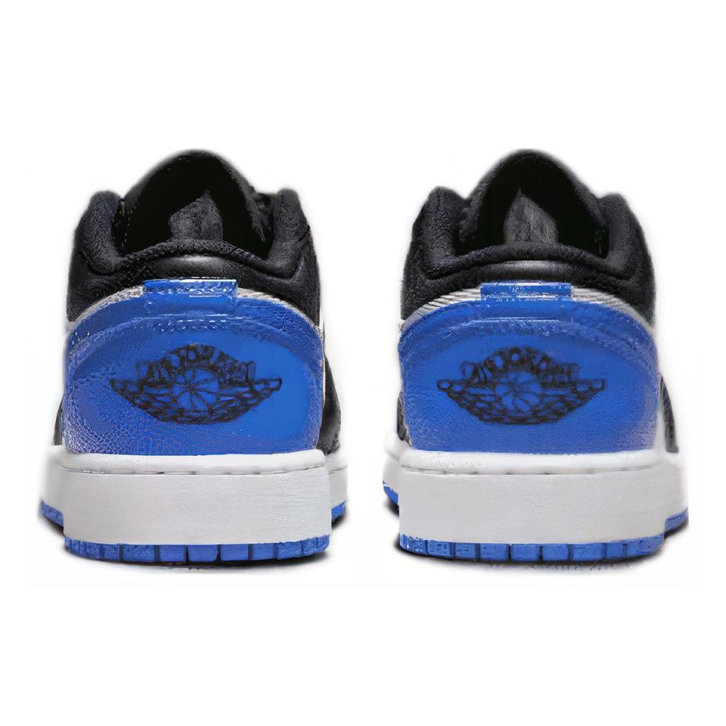 Air Jordan 1 Low GS Alternate Royal Toe Sneakers da Bambino Blu Bianco Blu Reale 553560-140
