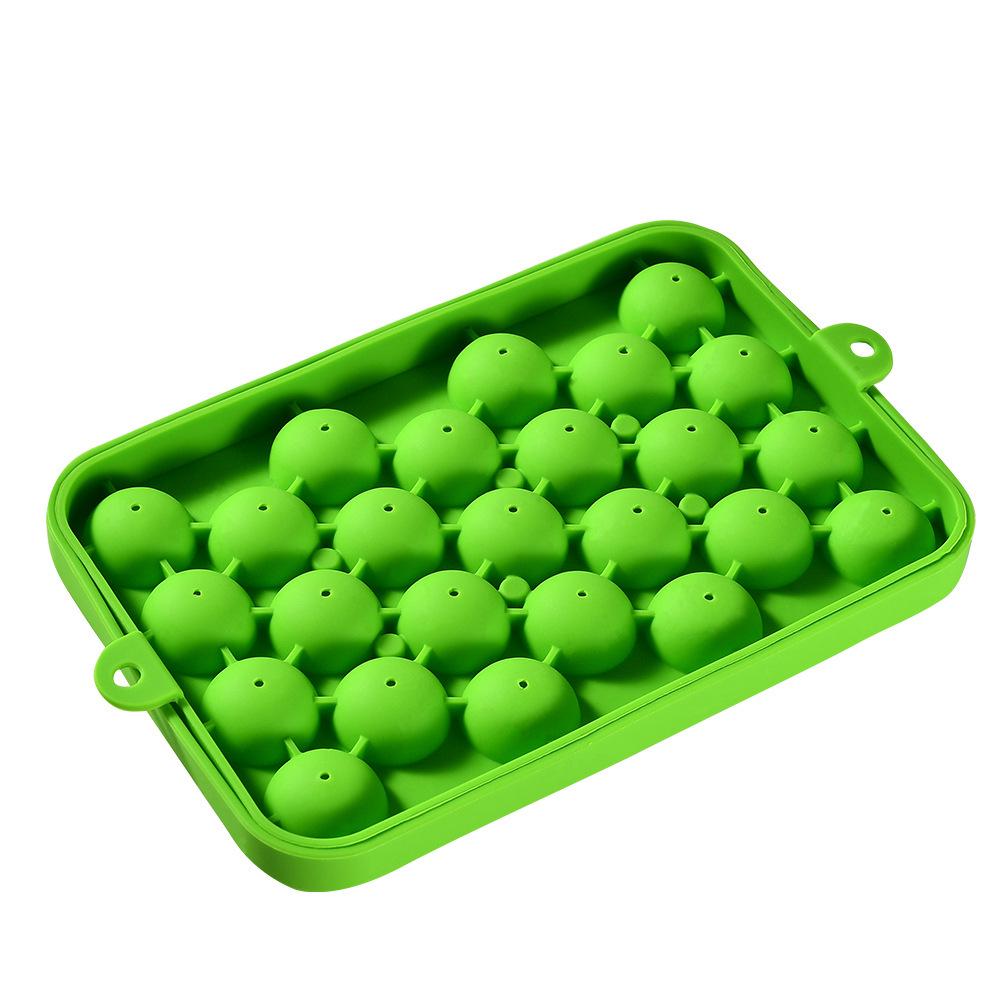 New 25-Grid Silicone Ice Ball Cube Tray - Small Round Balls Mold