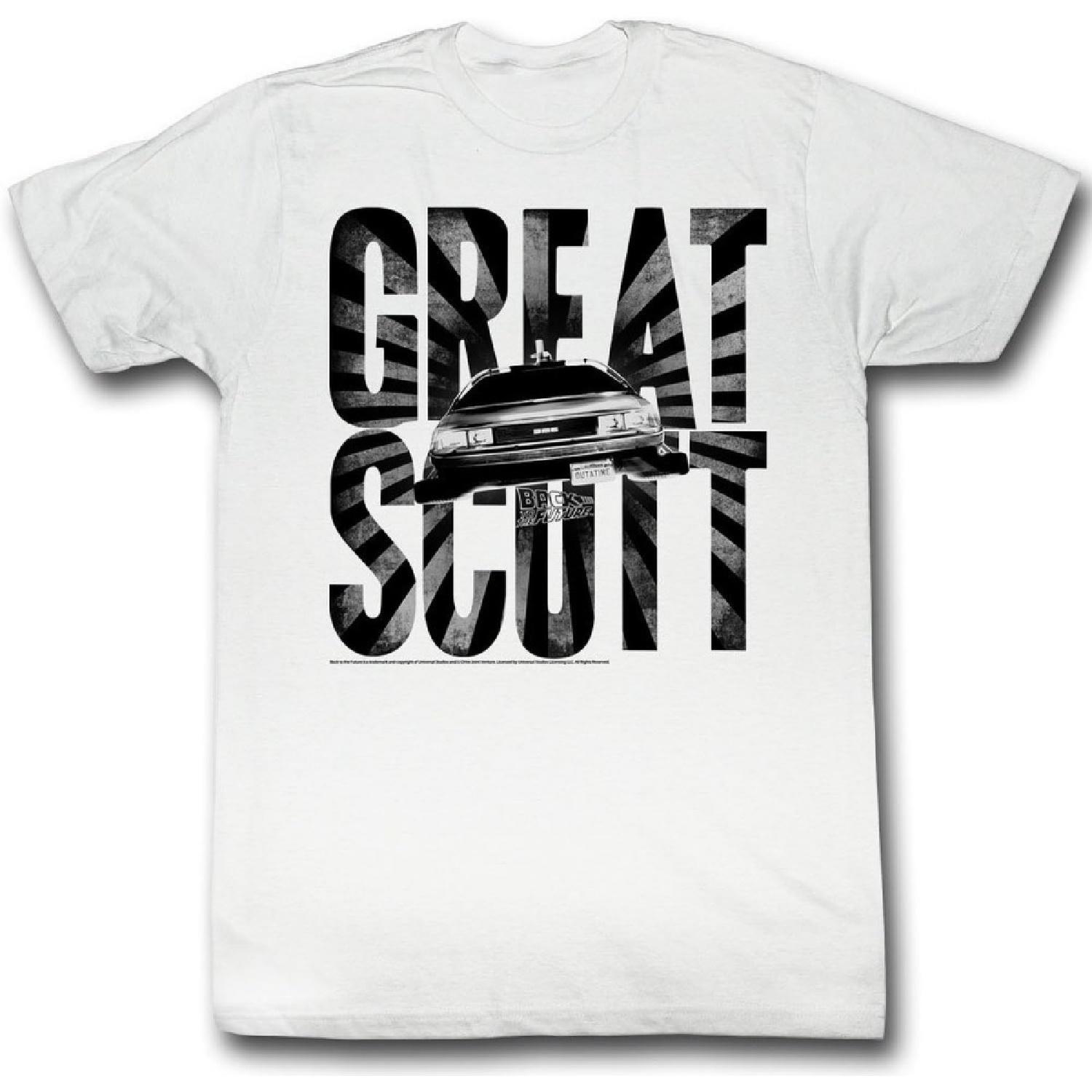 

Back To The Future - Mens Great Scott T-Shirt, Small, White XXXXXL білий