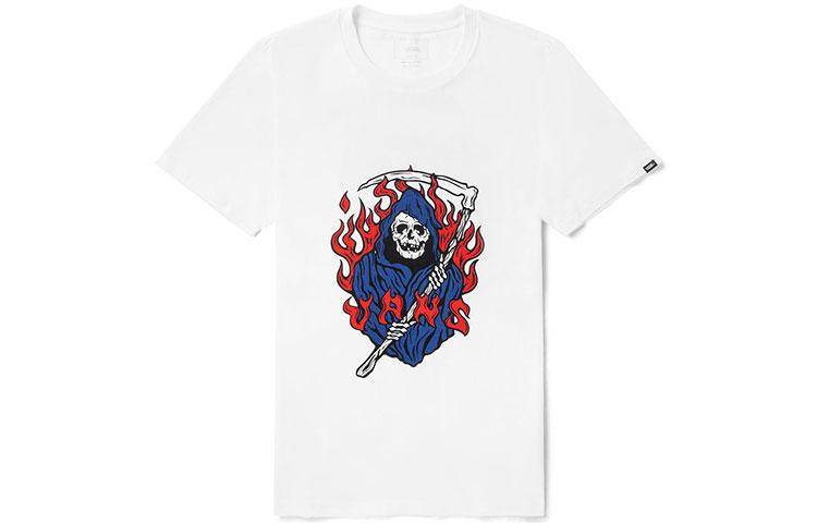 Vans Set in Sleeve T Shirt Unisex White VN0A5F32WHT L