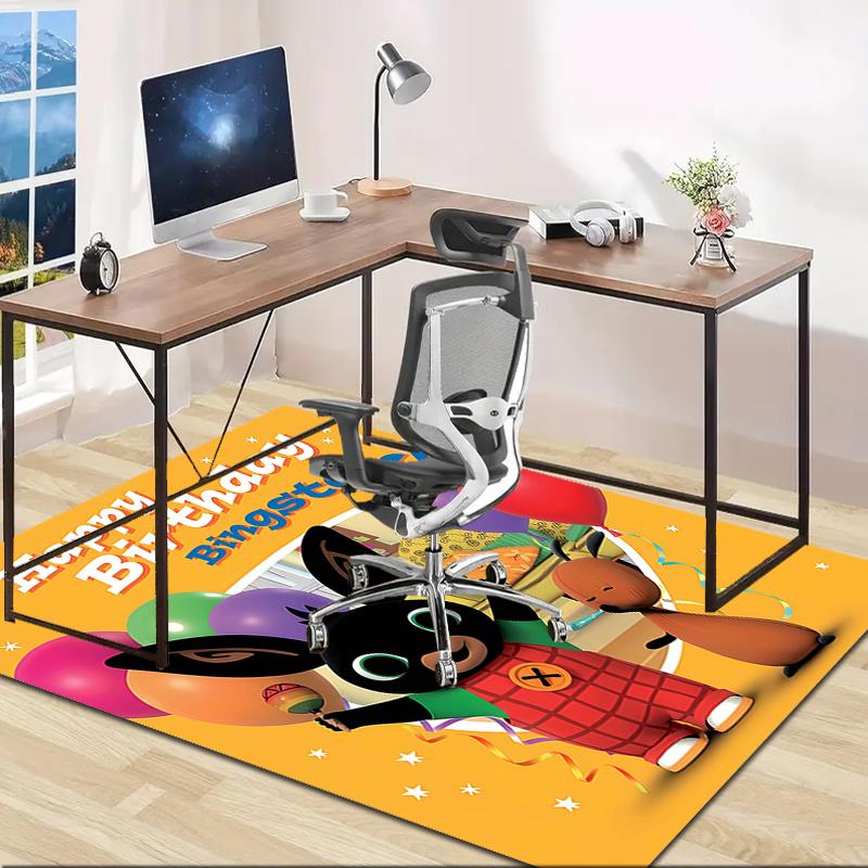 1pc Bing Bunny2 Design Area Rug - Non-Slip, Soft & Cozy Floor Mat for Living Room, Bedroom, Office - Indoor/Outdoor Decorative Carpet