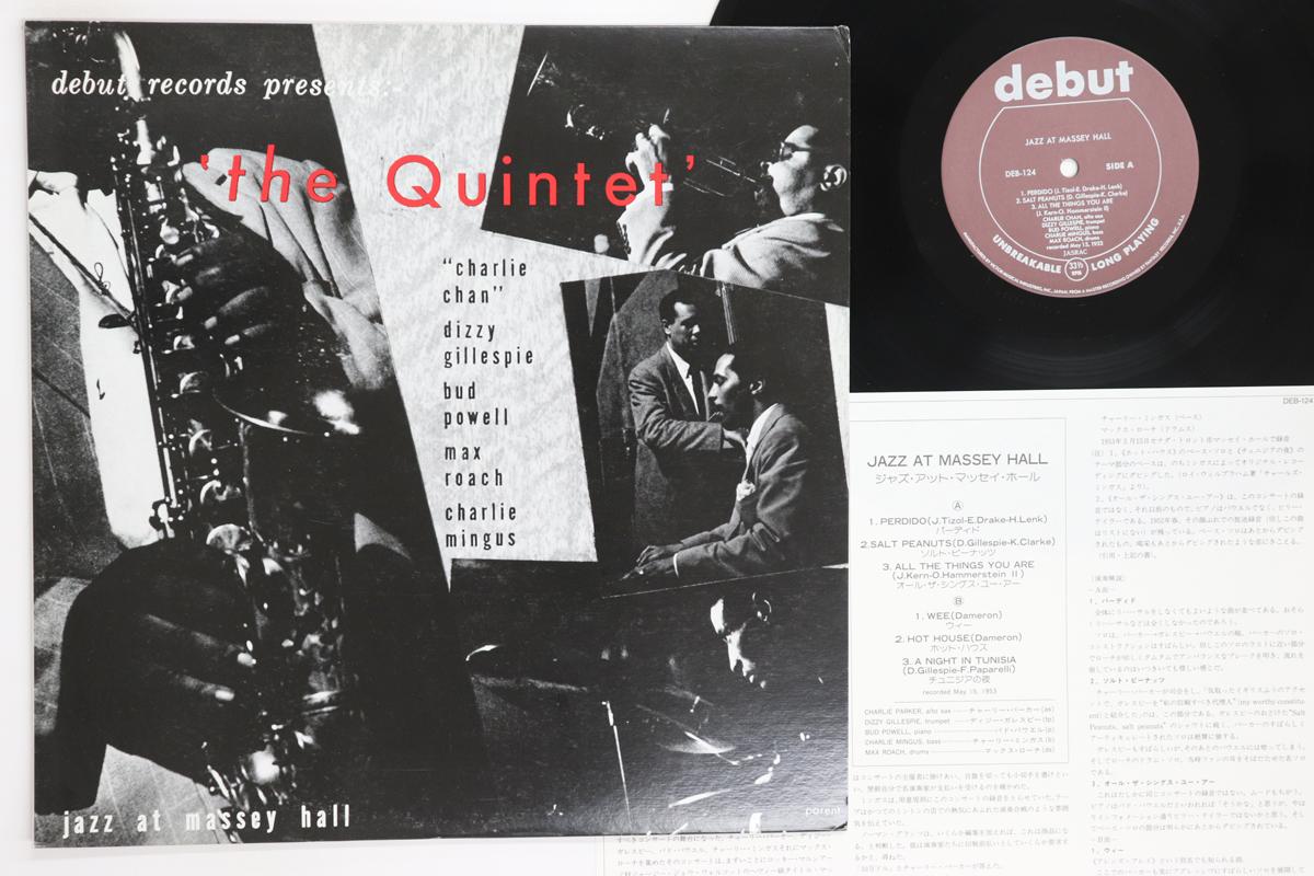 

LP Record QUINTET Jazz At Massey Hall SGD30DEB124 DEBUT 1991 Japan Jazz Used