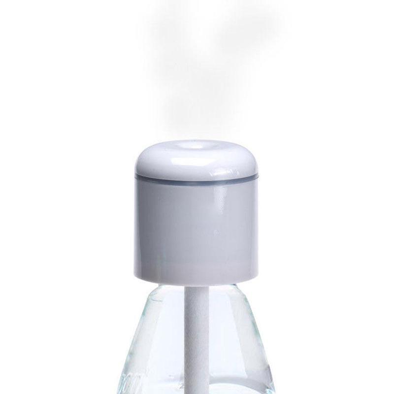 New USB Portable Mini Water Bottle Caps Humidifier Aroma Air Diffuser Mist Maker