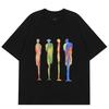 Men TShirt Cotton Y2k Streetwear Letter Fashion Aesthetic Tops Tees Short Sleeve Summer Oversized Print Korean Unisex Clothing