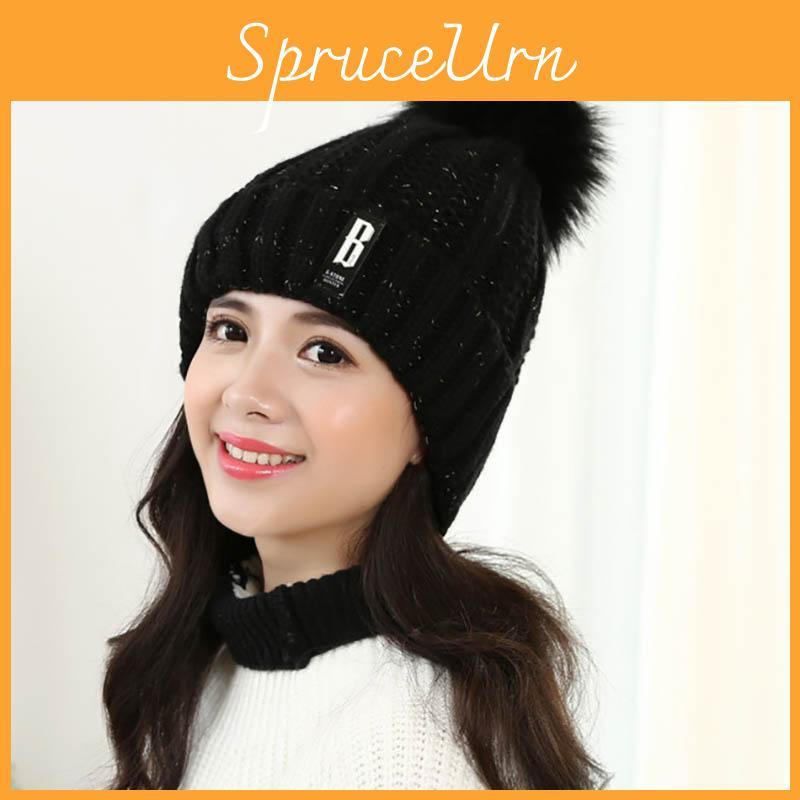 Cozy And Stylish Winter Fashion Knitted Hat Charm Women Adjustable Warm Woolen Hats