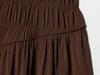 2026 Hot-Selling Retro Coffee Pleated Sleeveless Women's Long Dress with Waist-Cinched Big Hem