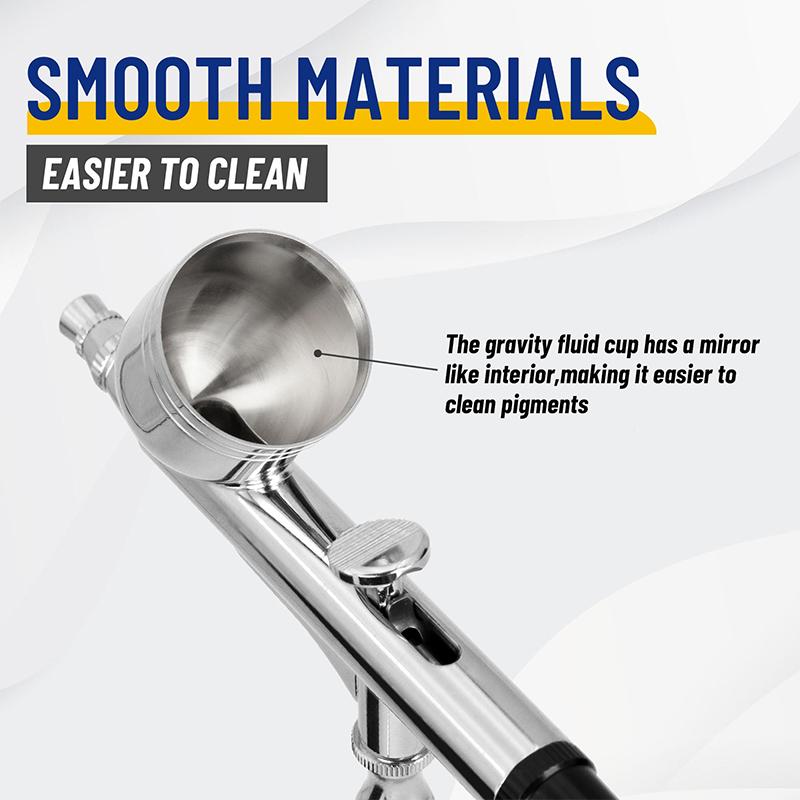 Professionelle Double-Action-Airbrush Bd-130 mit montierten 0,3-mm-Düsen und -Nadeln