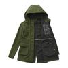 Women's Fashionable Casual Solid Color Long Sleeved Pocket Jacket Hooded Coat Windbreaker