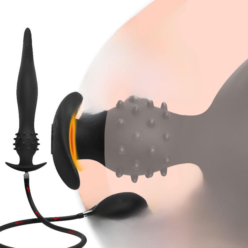 Φουσκωτό βύσμα διαστολέα πρωκτού για άνδρες και γυναίκες - Μακρύς αυνανισμός πρωκτού σιλικόνης