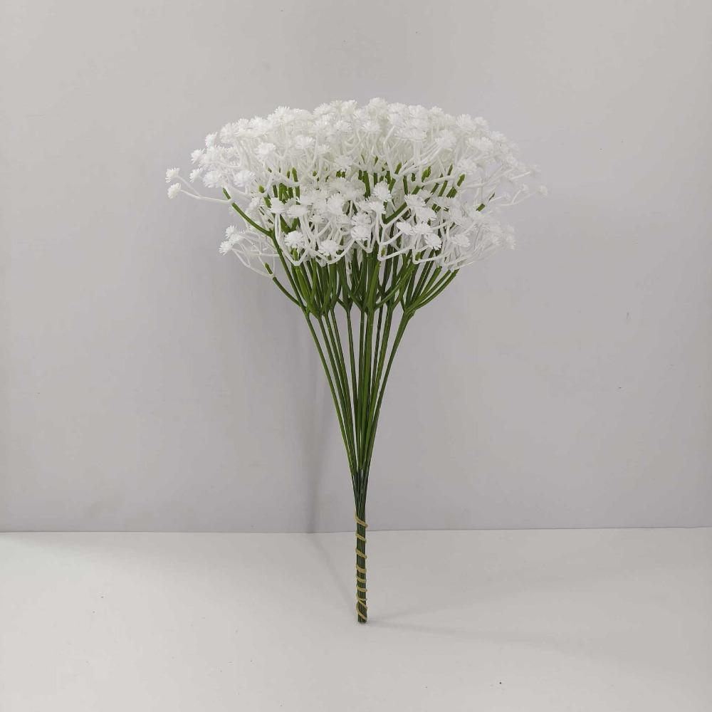 

10pcs Artificial Flowers Baby Breath Flower Fake Gypsophila for Wedding Party Home Decoration Floral Bouquets DIY Accessories белый