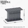 MOOXI WW2 Military Series Weapon Rack Guns Collection Model MOC Bricks DIY Assembled Building Blocks Toys For Boy Birthday Gifts