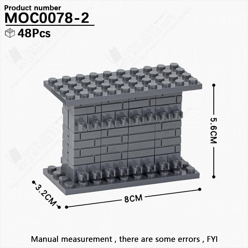 MOOXI WW2 Military Series Weapon Rack Guns Collection Model MOC Bricks DIY Assembled Building Blocks Toys For Boy Birthday Gifts