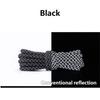 Reflective Polyester Shoelaces 120cm Long Anti Slip Woven Round Shoe Laces Replacement For Sneakers Casual Foowear