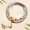 Star and Moon Bodhi Shoushan Stone Bracelet for Women, Fortune Cat Claw Bodhi Seed Bracelet, Birthday Gift for Girlfriend