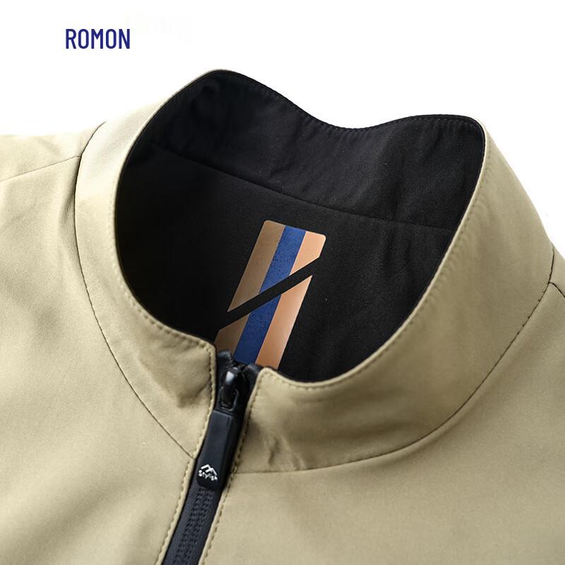 Romon Men's Stand Collar Business Casual Jacket