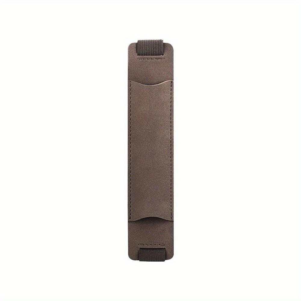 PU Leather Pen Bags Portable Pen Case Elastic Band Pen Sleeve Pouch Pointpen Holder School Office Supplies Handcrafted Gift