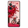 For Realme GT 6T Case Soft Feeling Silicone Luxury Phone Covers For Realme GT 6 GT6 Cases TPU Painted Marble Beautiful GT6t Wolf
