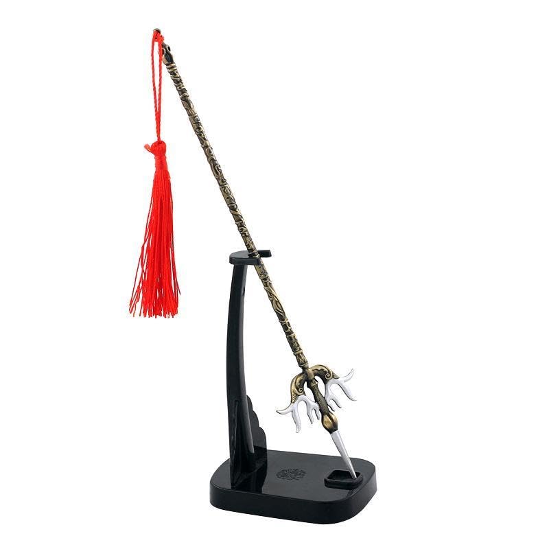 [Nekoshenyama] Sui and Tang Dynasty Heroic Weapon Yuwen Chengdu Spear, Total Length 22cm / Miniature Figurine, Collector's Decor