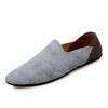 Men's Loafers Leather Shoes Slip On Casual Moccasins Breathable Male Boat Shoes Fashion Business Flats
