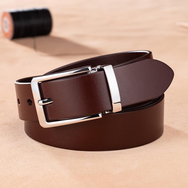

Европейская станция Новый деловой мужской ремень Натуральная кожа Сплав Клипса Пряжка с язычком Чистая воловья кожа Ремень