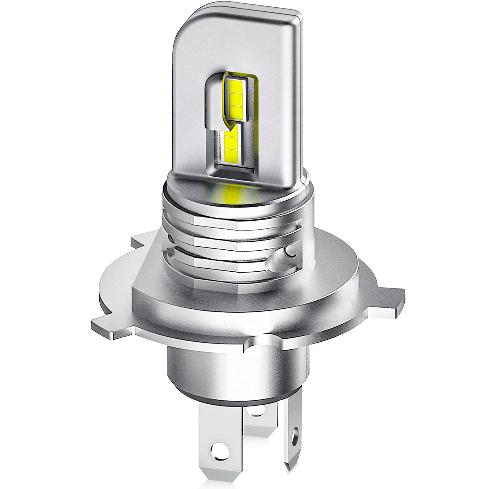 

Feison Fanless Motorcycle Compatible with and HS1 Vehicle Inspection 1 Japanese Instruction Warranty Headlight, H4, H19, Bulbs, White, 6500K, Hi/Lo,