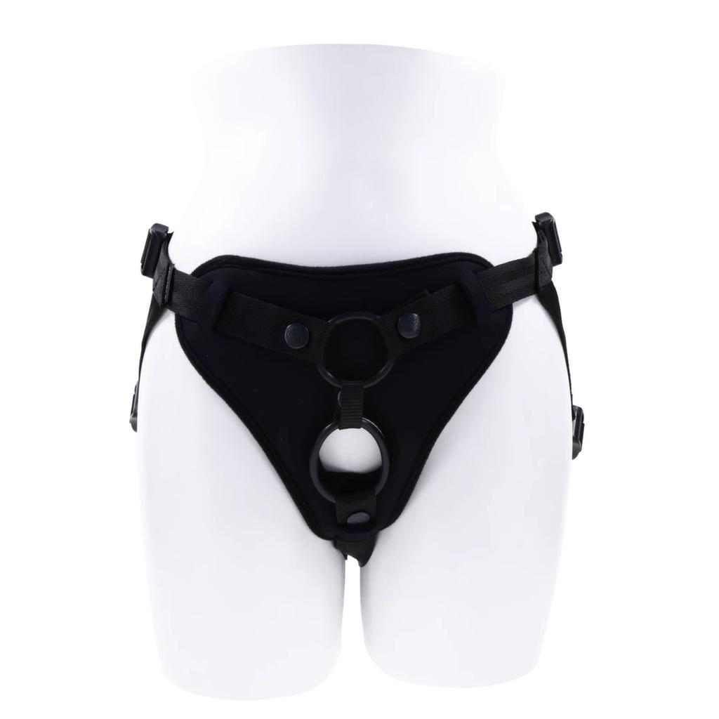 Sportsheets - Double Strap-On Harness for Two Dildos Black