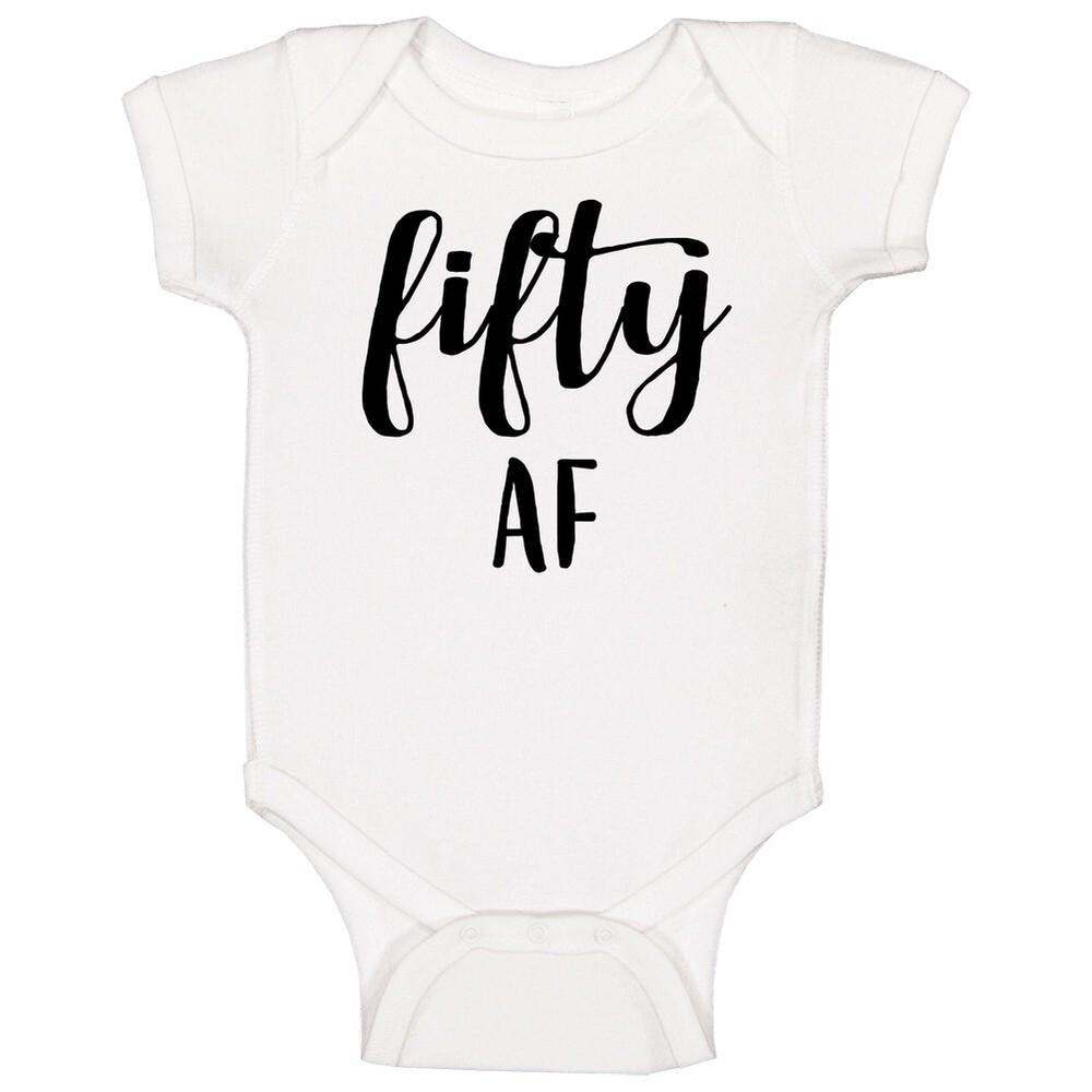 Fifty Af Birthday Baby One Piece