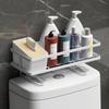 Over Toilet Storage Cabinet, NoDrill Bathroom Organizer, Freestanding Shelf, Large Capacity,