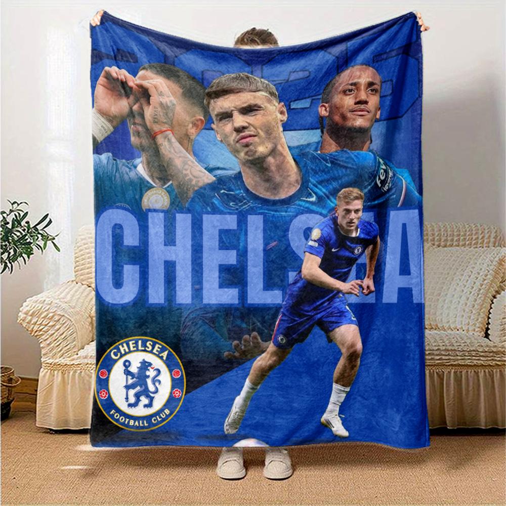 Chelsea Fc Football Player Blanket Ultrasoft Suitable For Office Picnics Chair Four Seasons Universal Digital Print