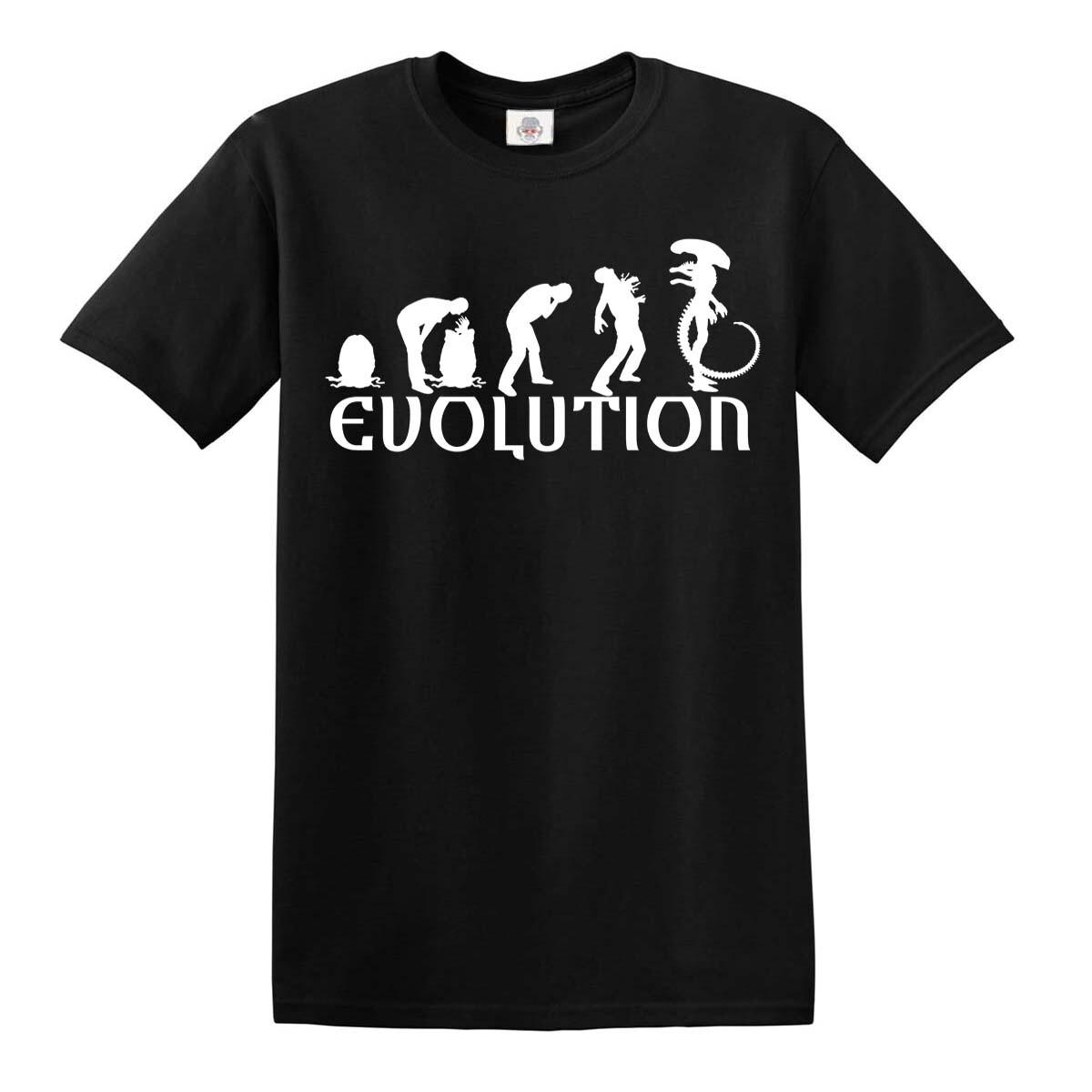 Alien Evolution T-SHIRT Nostromo Weyland Sci Fi Alien Inspired Funny tshirt Top S