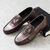 Doudou Shoes Men's New Men's Casual One-pedal Lazy High-end Business Leather Shoes