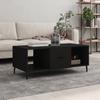 Vidaxl Tavolino da Caffè, Nero, 102X50X40 Cm, Materiale Derivato dal Legno